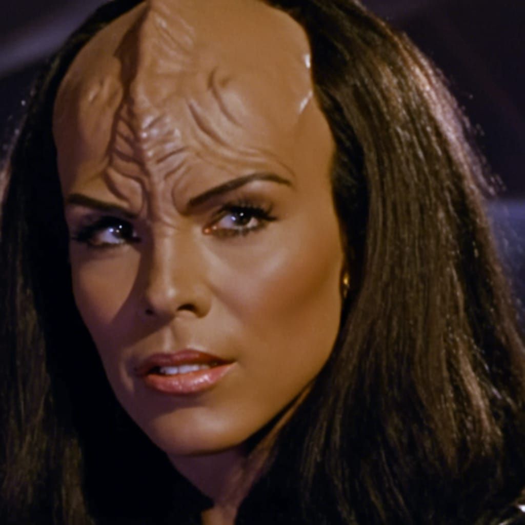 Young, Beautiful Klingon Female Portrait in High Resolution
