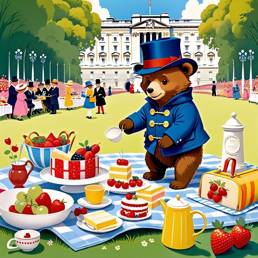 Paddington Bear's Picnic at Buckingham Palace