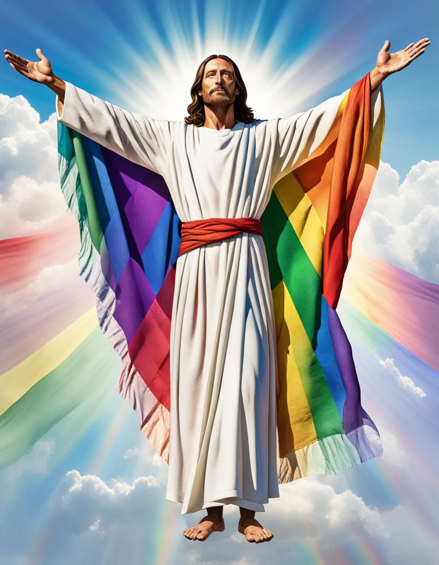 ~Jesus Loves All~❤️🧡💛💚💙💜  +  💙💗🤍💗💙