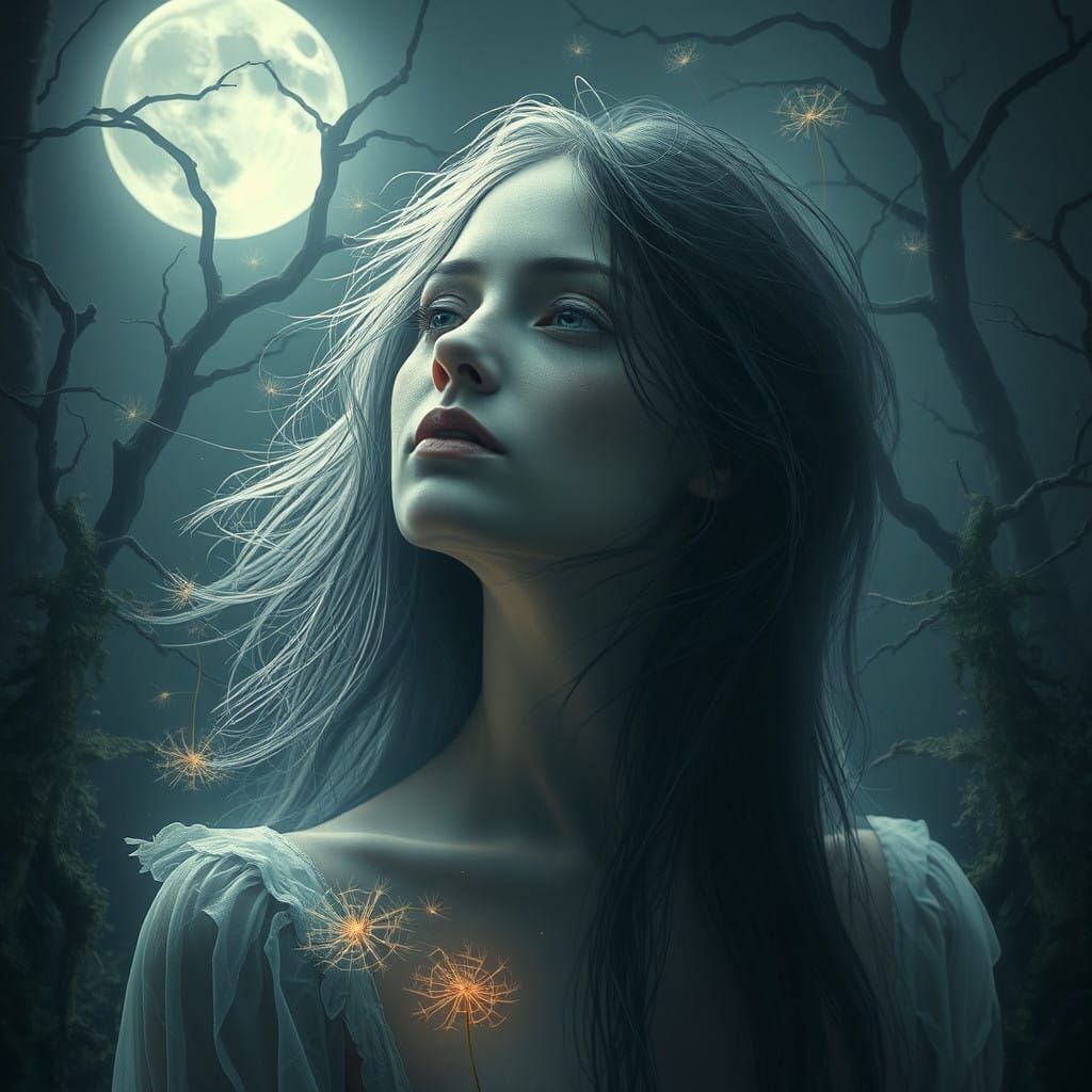 Ethereal Goddess of the Whispering Woods