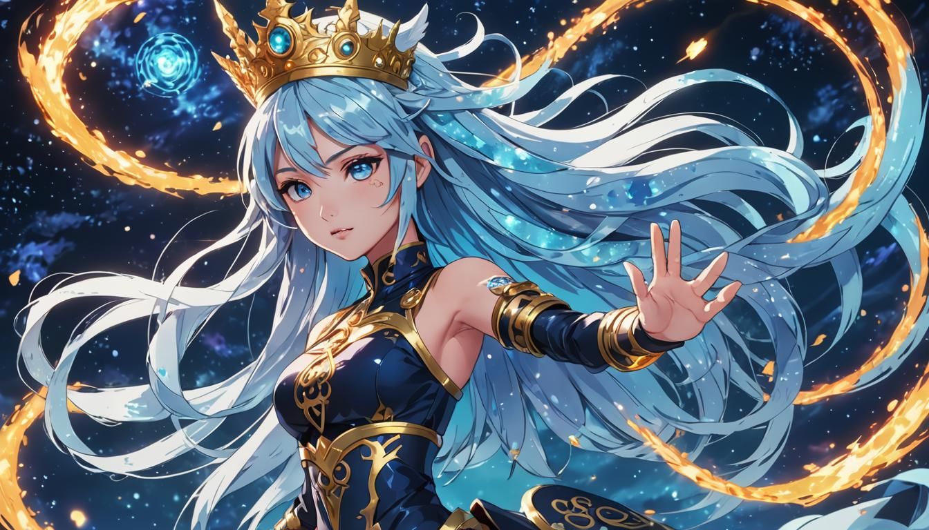 anime girl, score_9, score_8_up, score_7_up, (source_pony:1.0), beautiful translucent goddess of the afterlife, (sparkli...