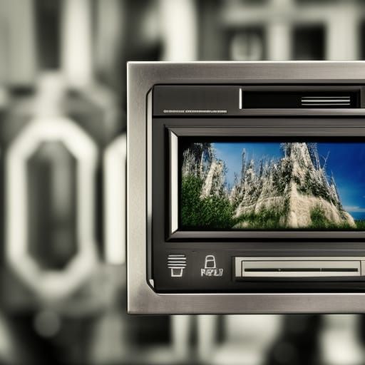 Hyperrealistic News Broadcast on TV Screen