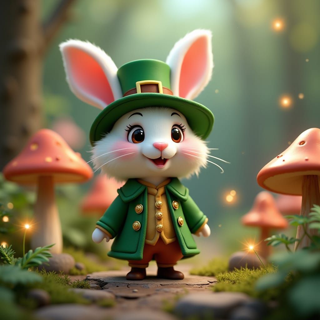 St. Patrick's Day Bunny