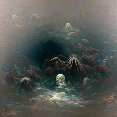 Horror Abyss in Style of Gustave Doré