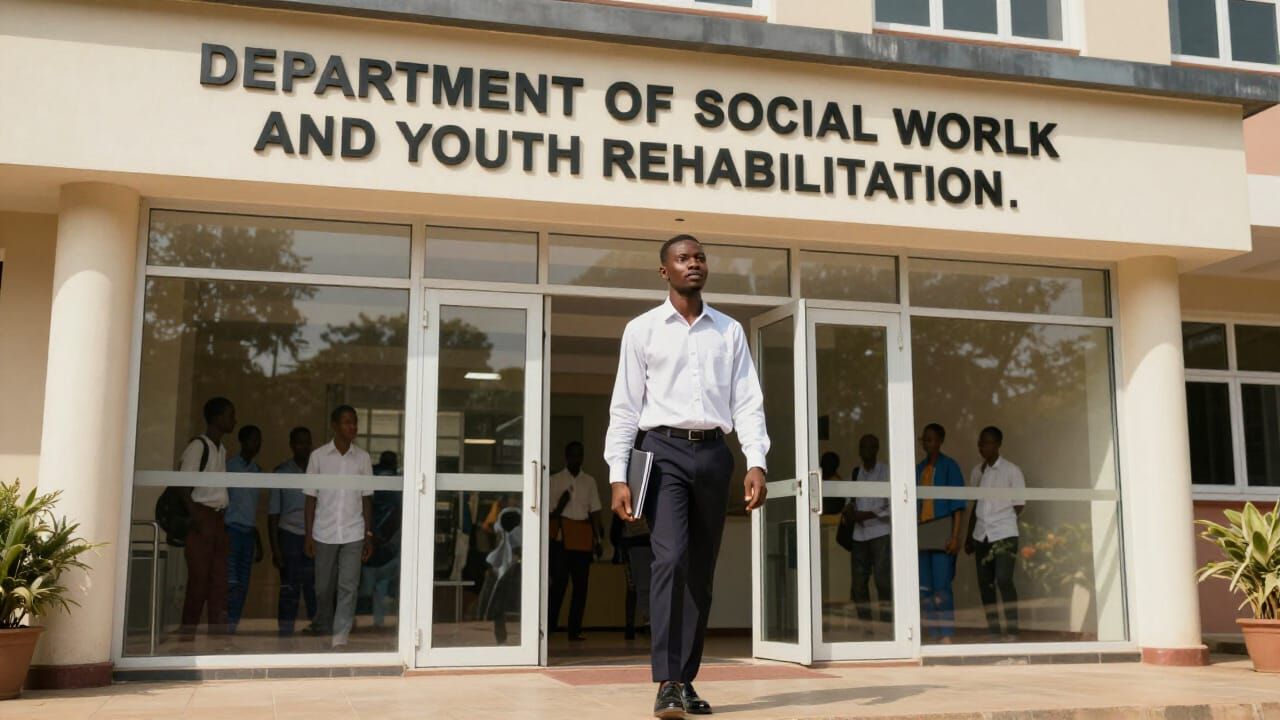 Young African Man Steps into Future at Nigerian University