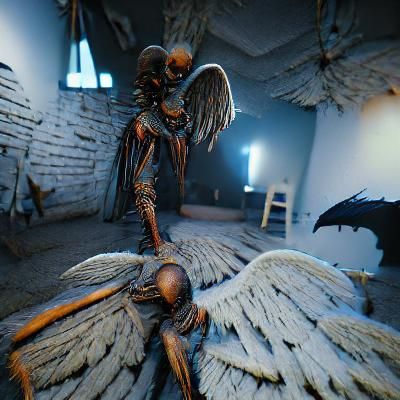 Creepy Angel of Death in 4K