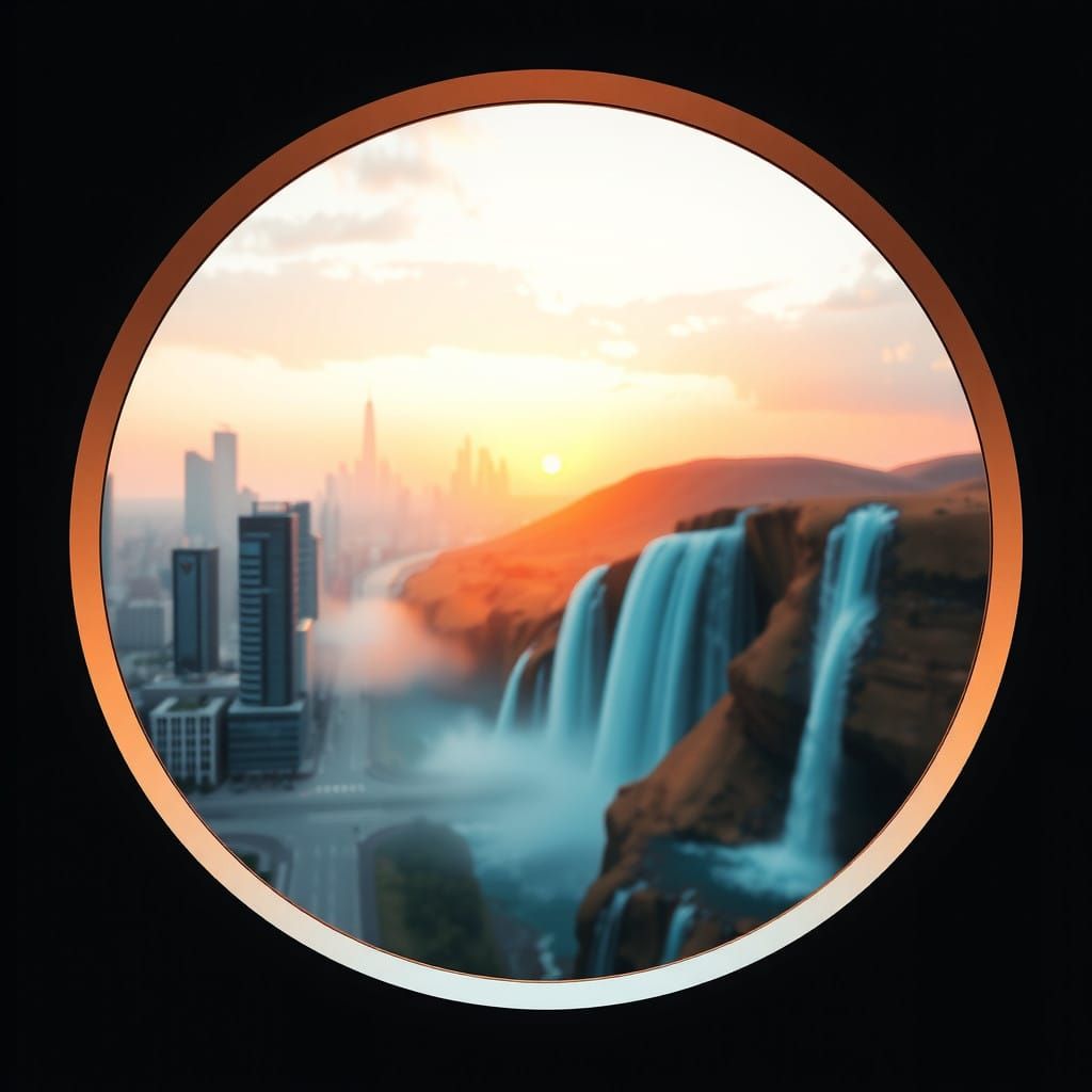 "Flowing Cityscape"