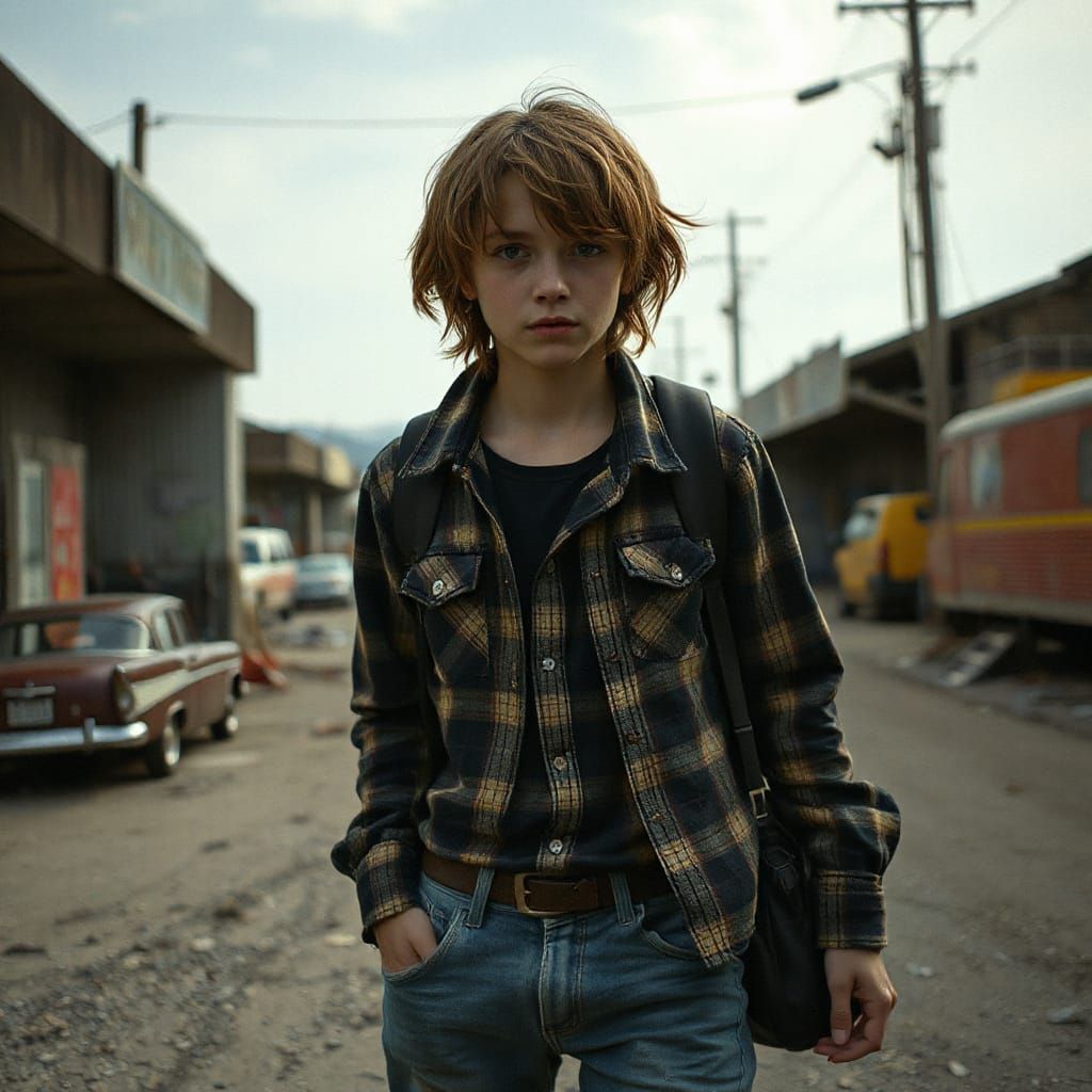 Grunge Youth Flees Dystopian Wasteland