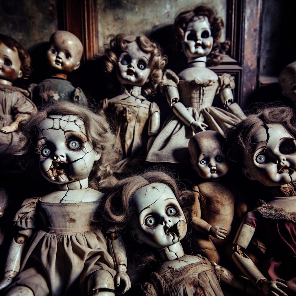 Creepy Cursed Dolls: A Gothic Horror Masterpiece