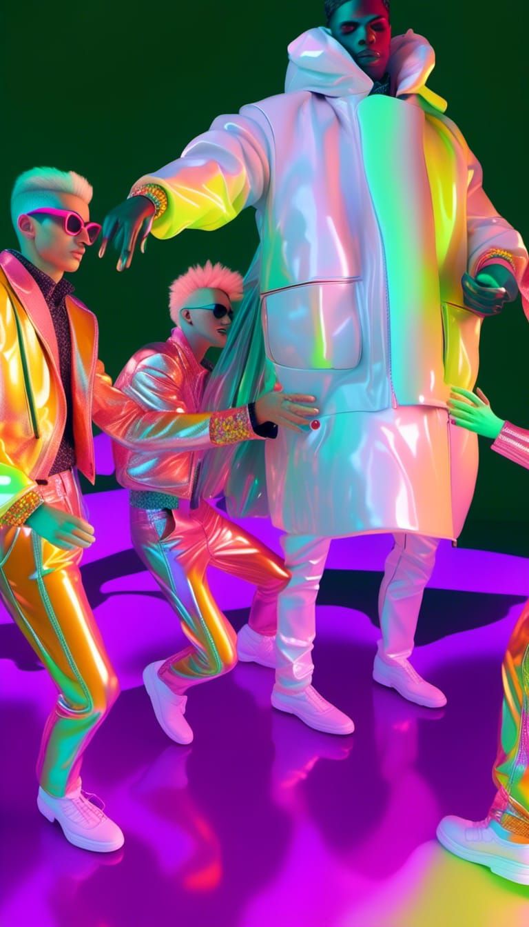 Gay Guys Dancing to Techno