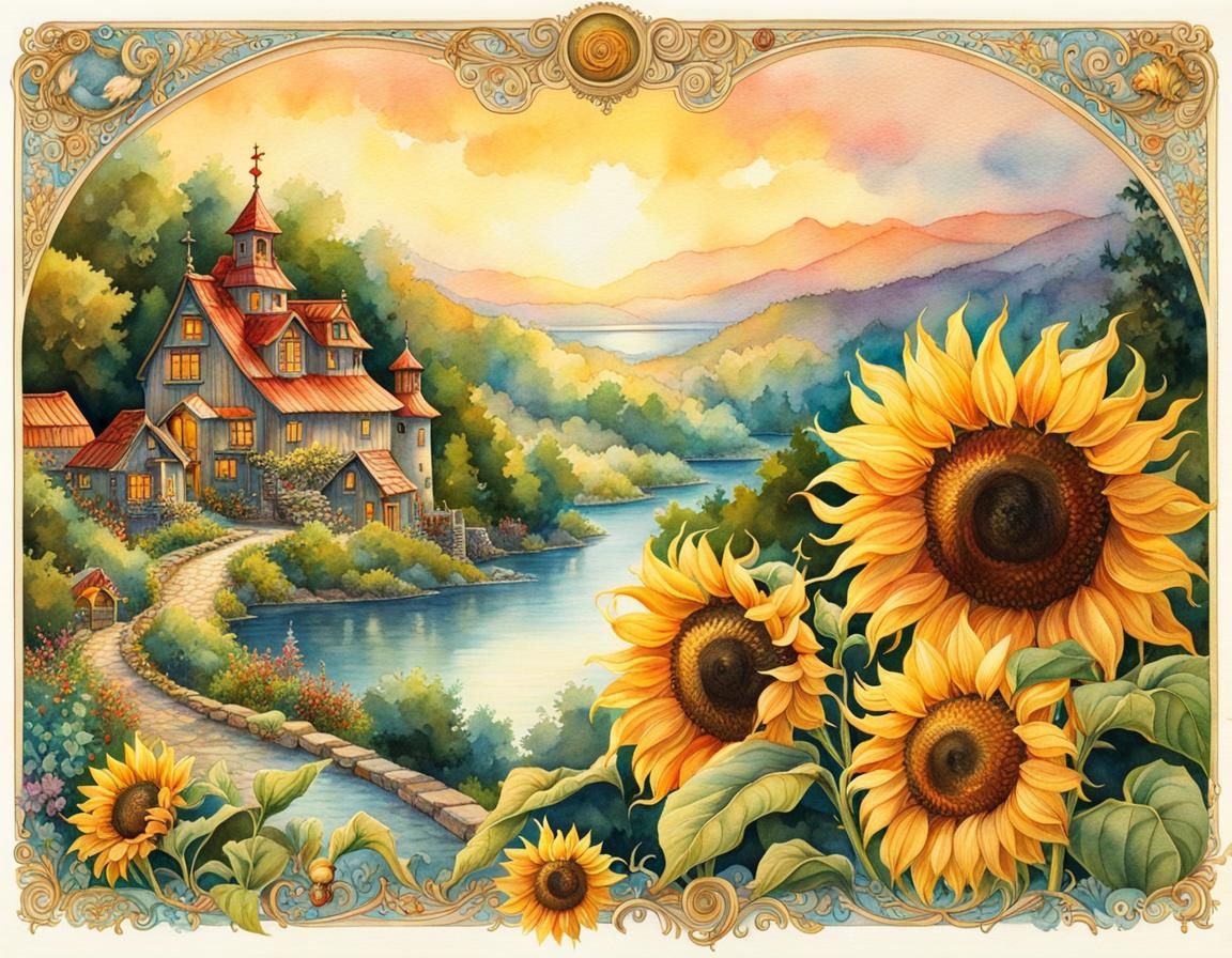 Greetings from the sunflower valley!