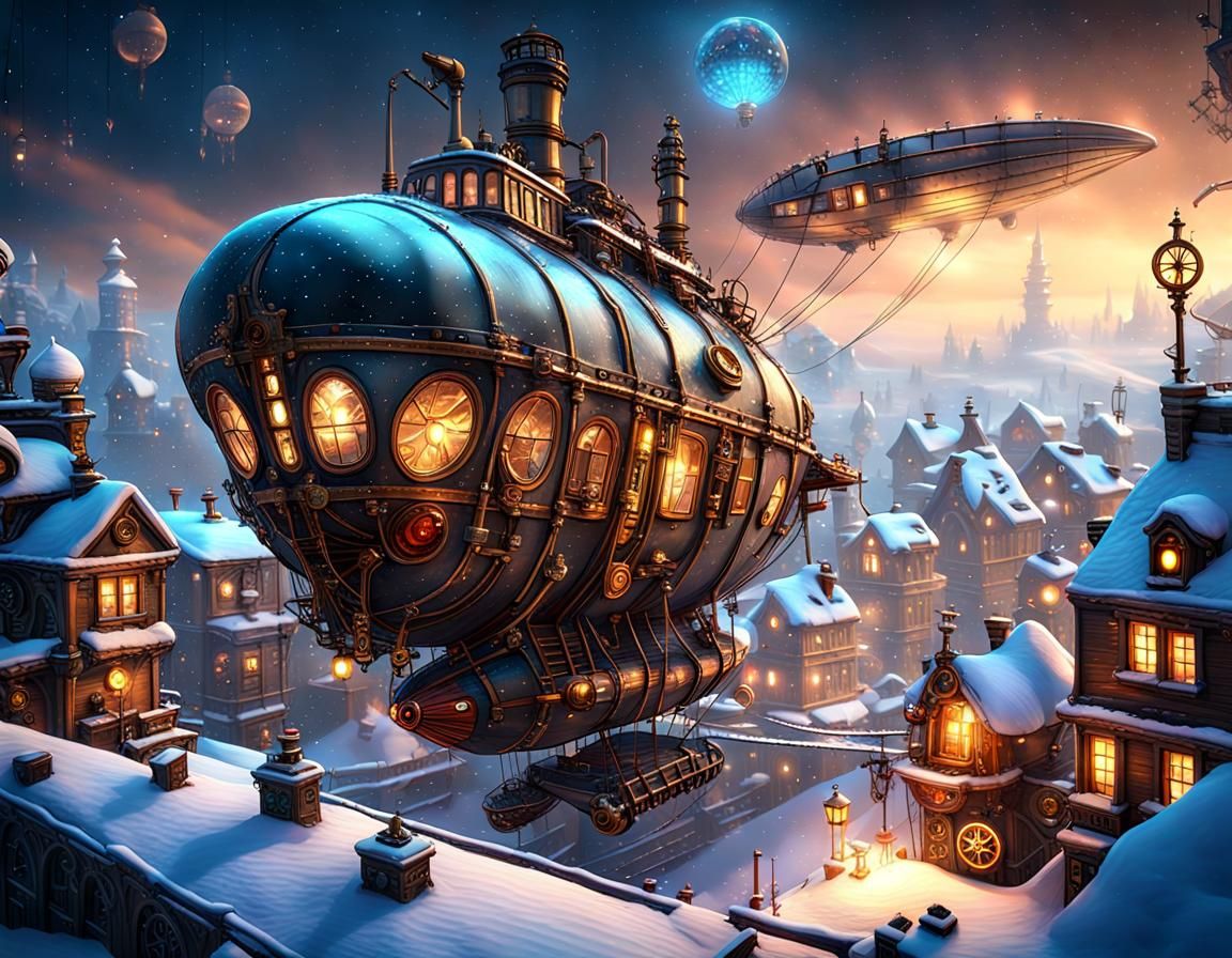 Steampunk Winter Wonderland - 🎯 DAILY CHALLENGE #387