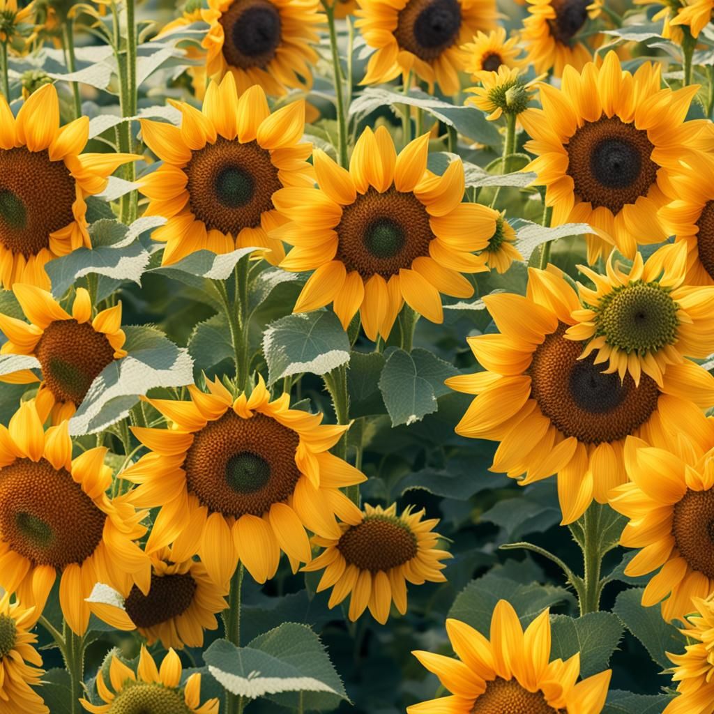 Stunning Sunflower Arrangement in Natural Light