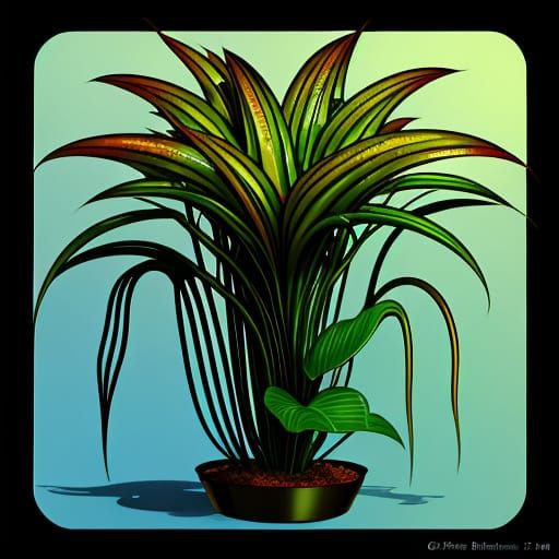 Retro Futuristic Alien Plant Devours the Cosmos