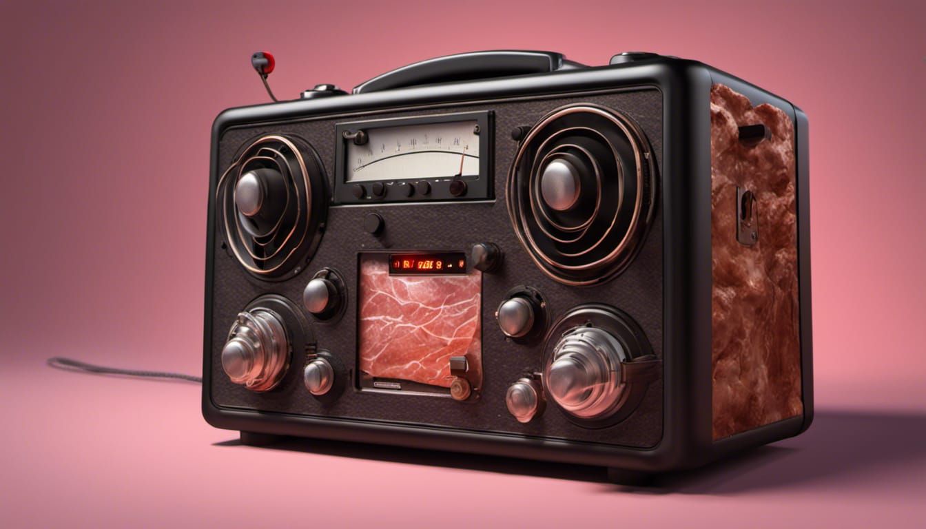 Hyperrealistic Ham Radio Concept Art