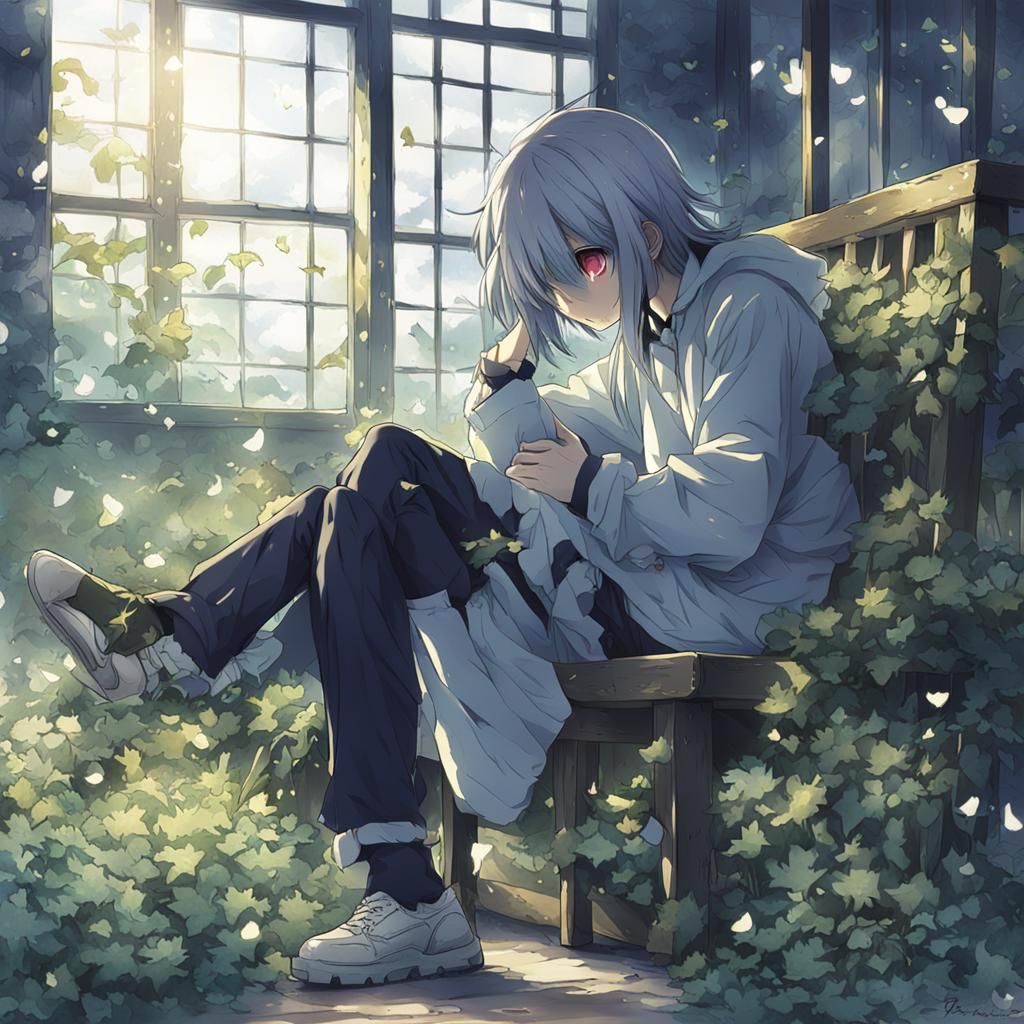 Anime Style Dark Feelings Visual