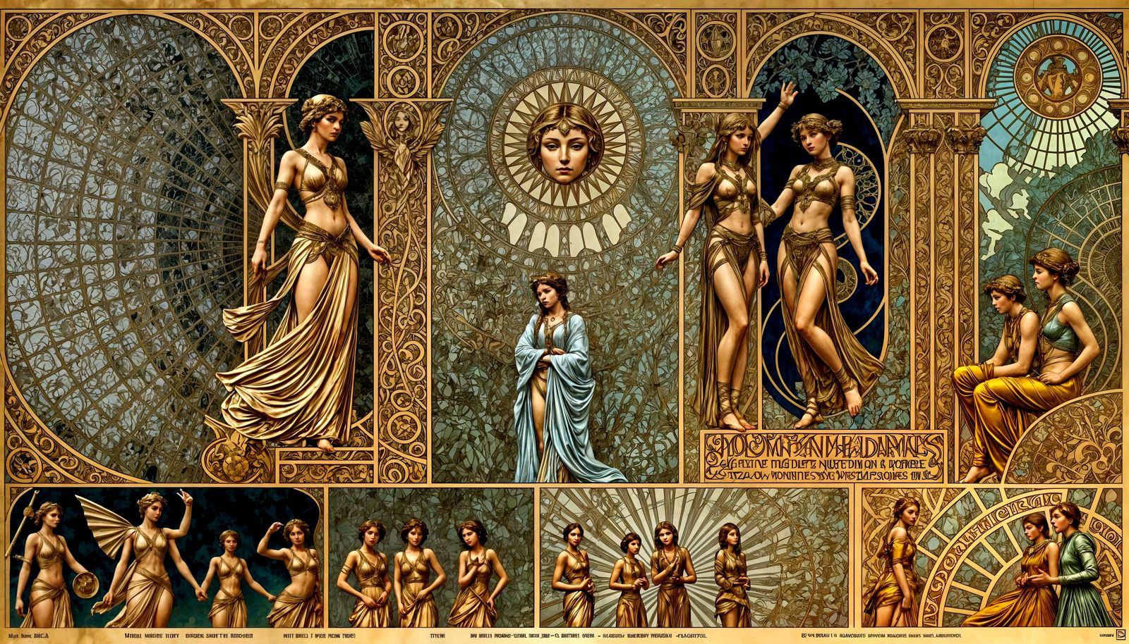 Comicbook Album Cover: The New Muses of Mnemosyne