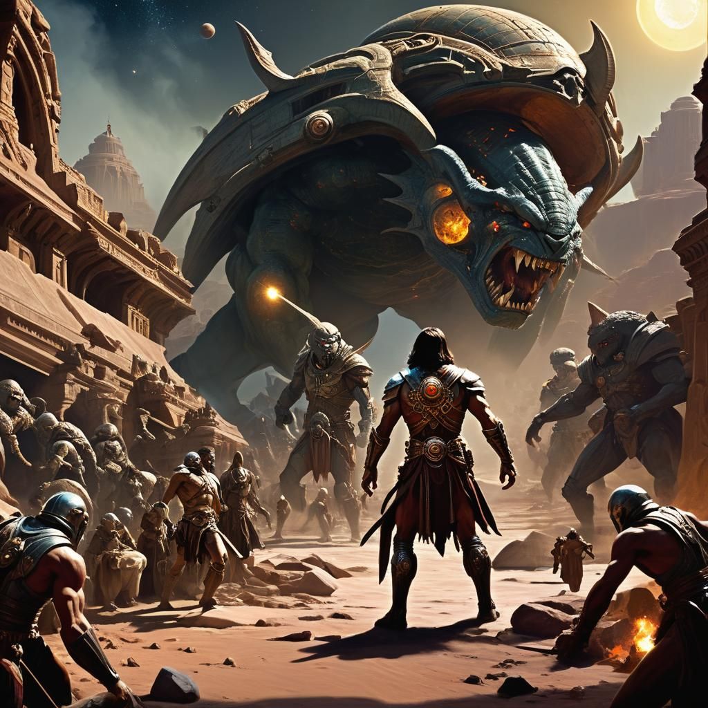 John Carter of Mars: Epic Sci-Fantasy Art