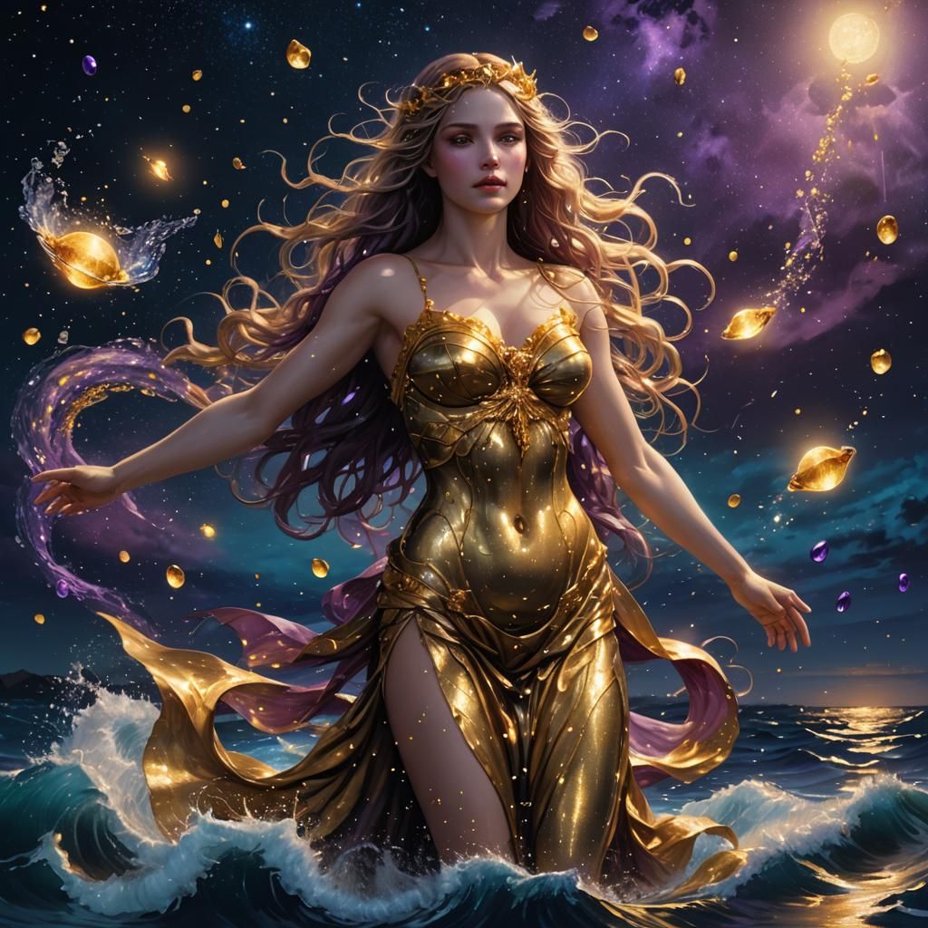 Aphrodite Rises from the Starry Sea