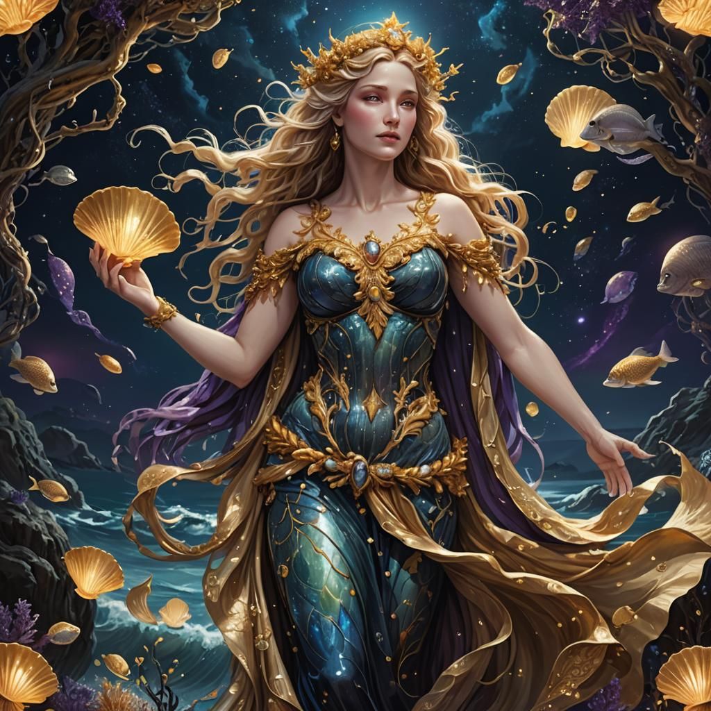 Aphrodite Rising: Hyper-Realistic Fantasy Art