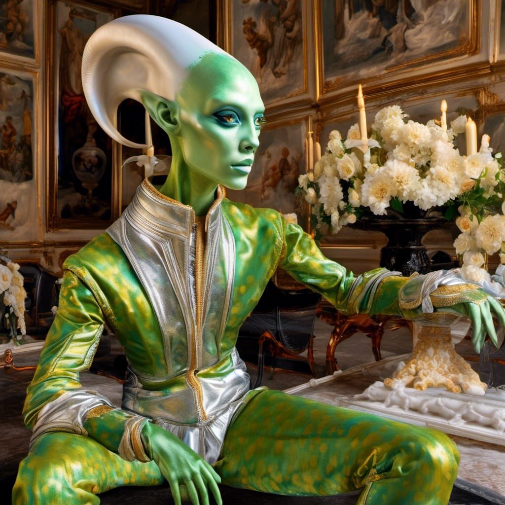 Old Master Paintings Party: Hyperrealistic Alien Night