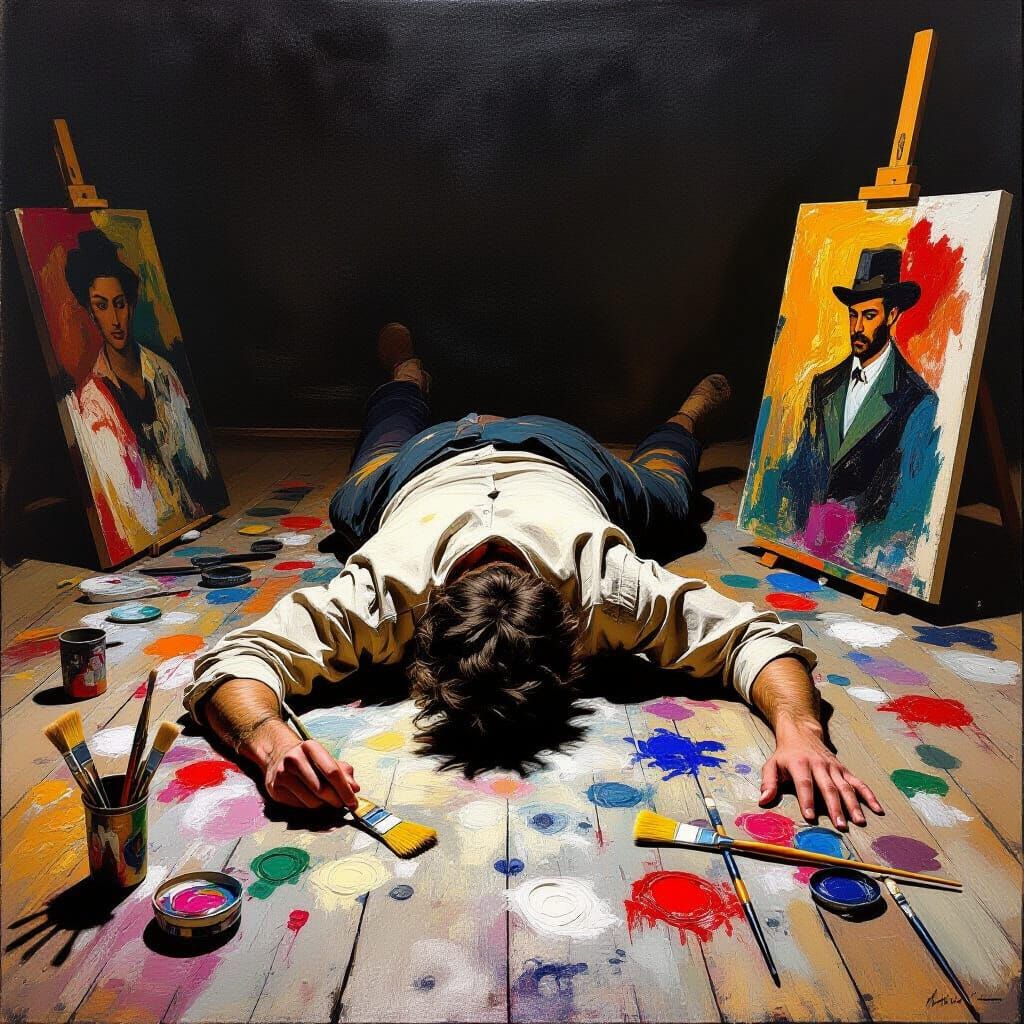 Painter Down: Baroque Lighting and Vibrant Colors