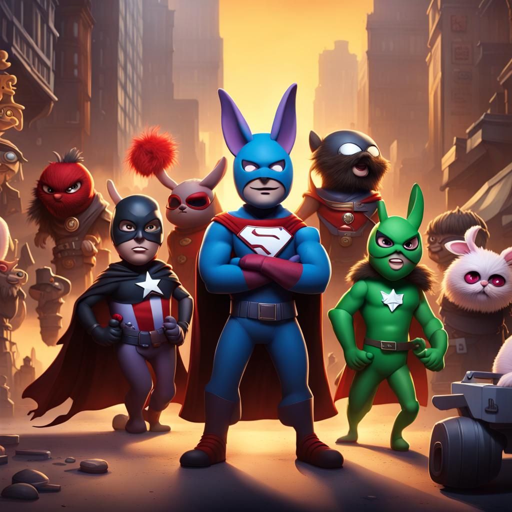 Pint-Sized Heroes Protect Toy Box City