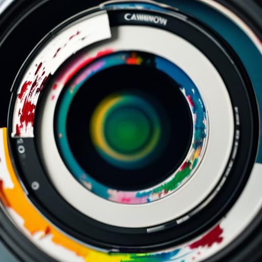 Textured Paint Layers in Sharp Focus Photography