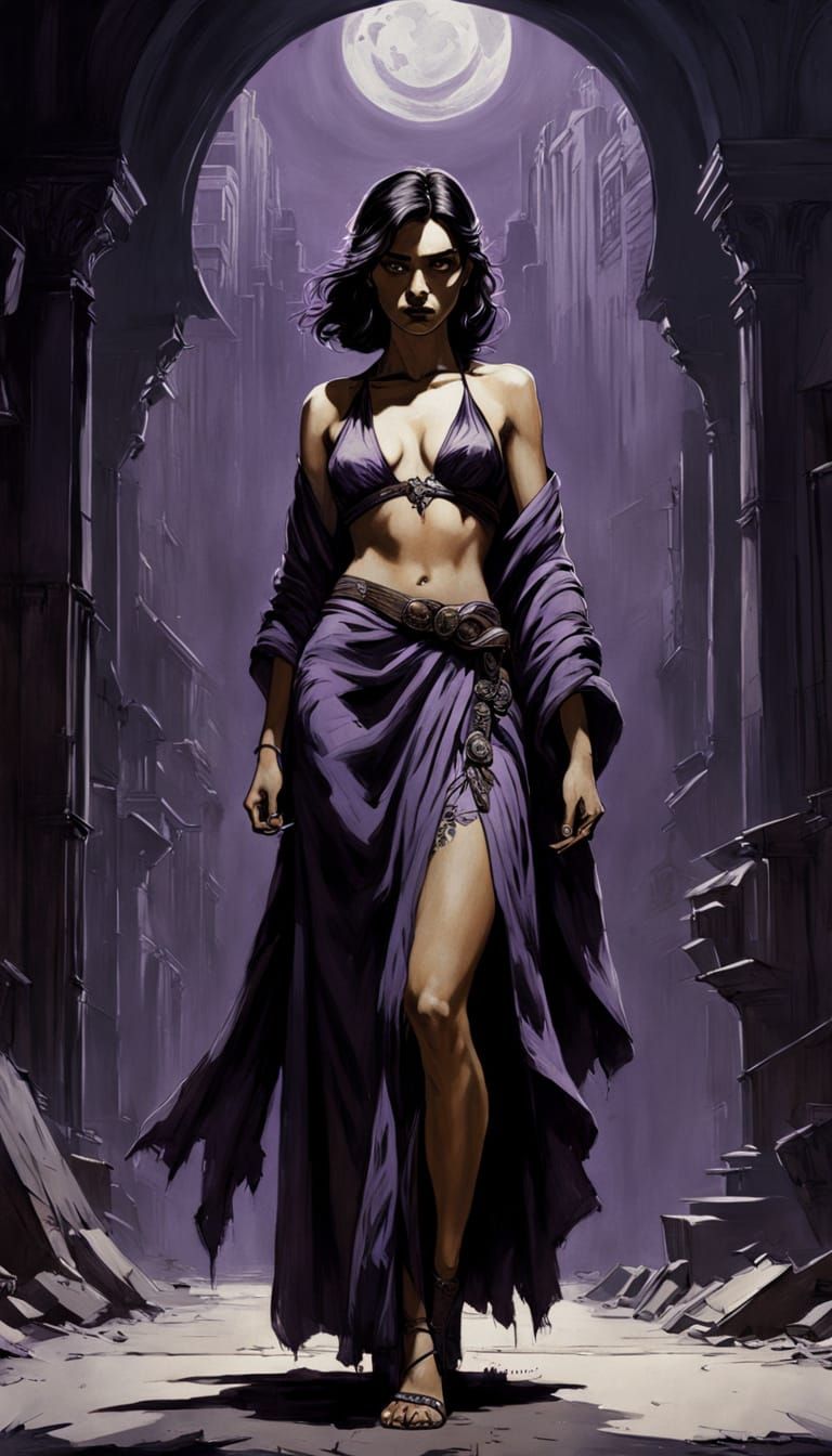 Full body shot.
Gender: Female. Ethnicity: Arab (royal linea...