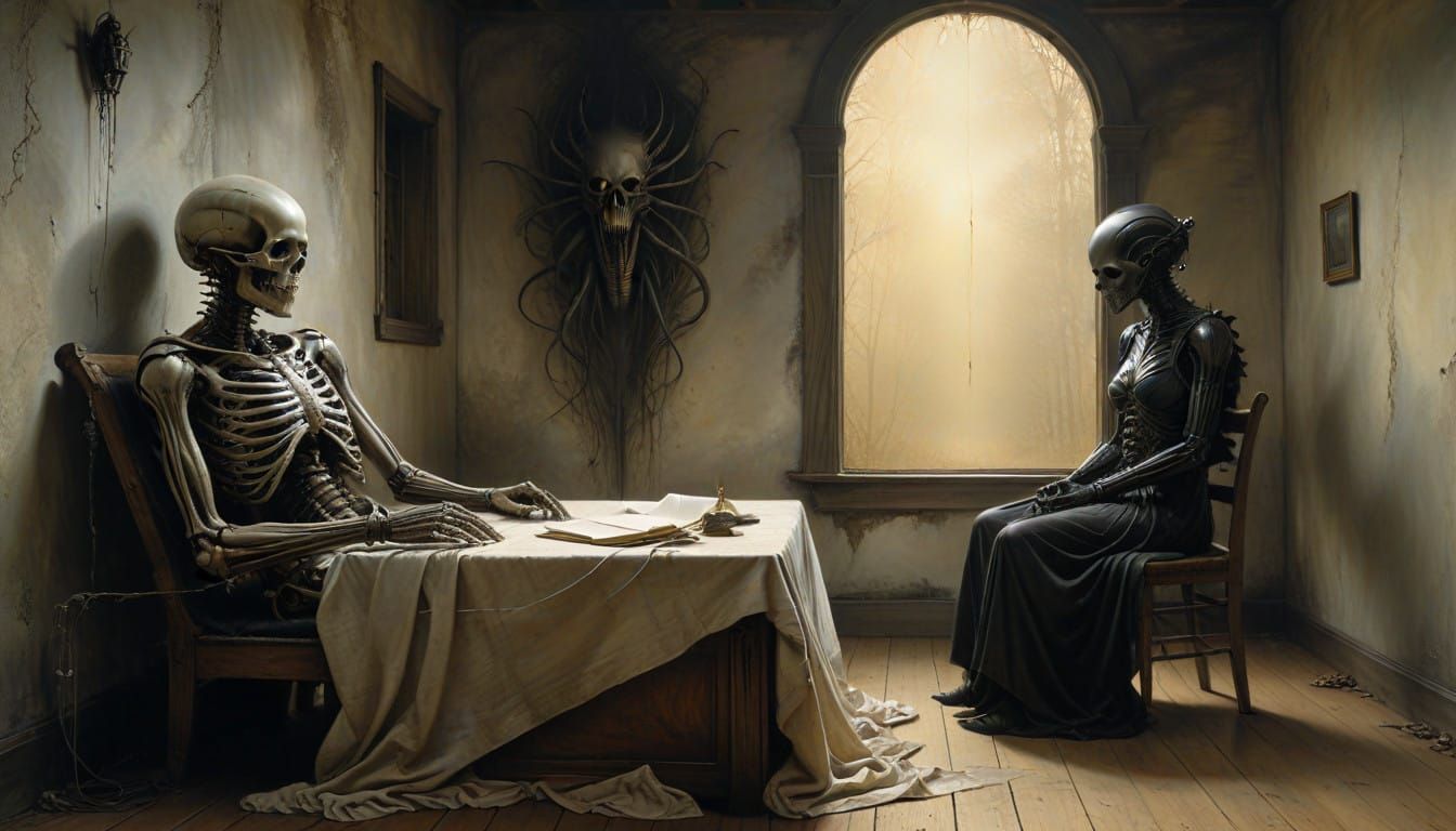 Mystic Study in Whispers of Time