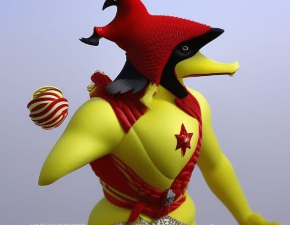 Mythical Creatures Sculpted from Popcorn Kernels