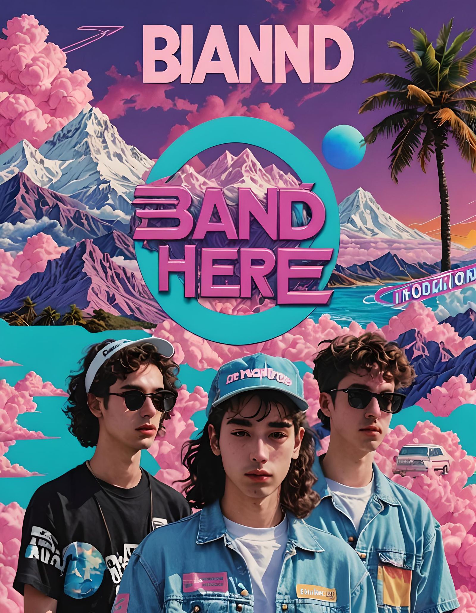BAND HERE - BIANND Tour Poster