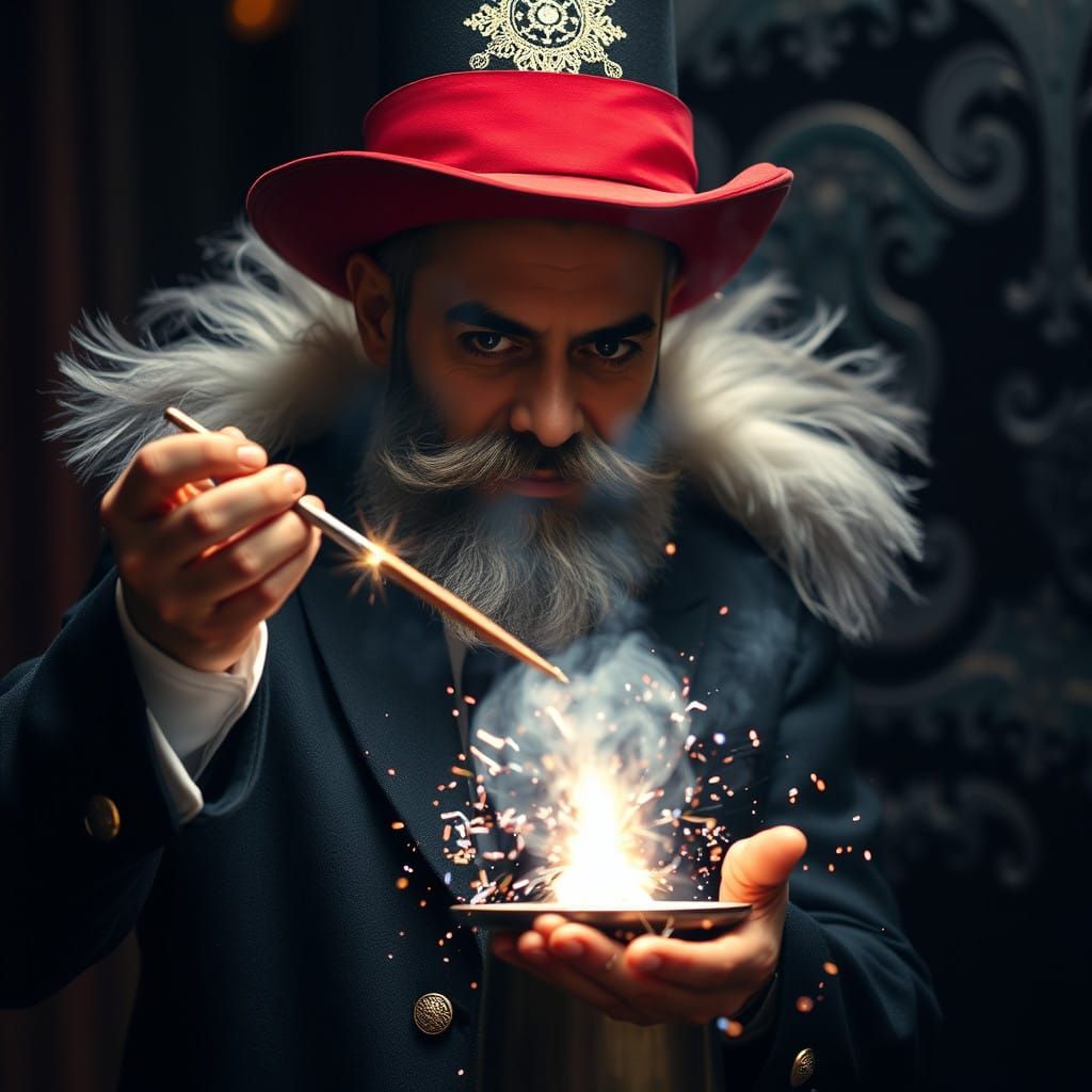 Enchanted Mage Creates Spellbinding Magic