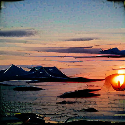 Midnight Sun Phenomenon Captured in Photo