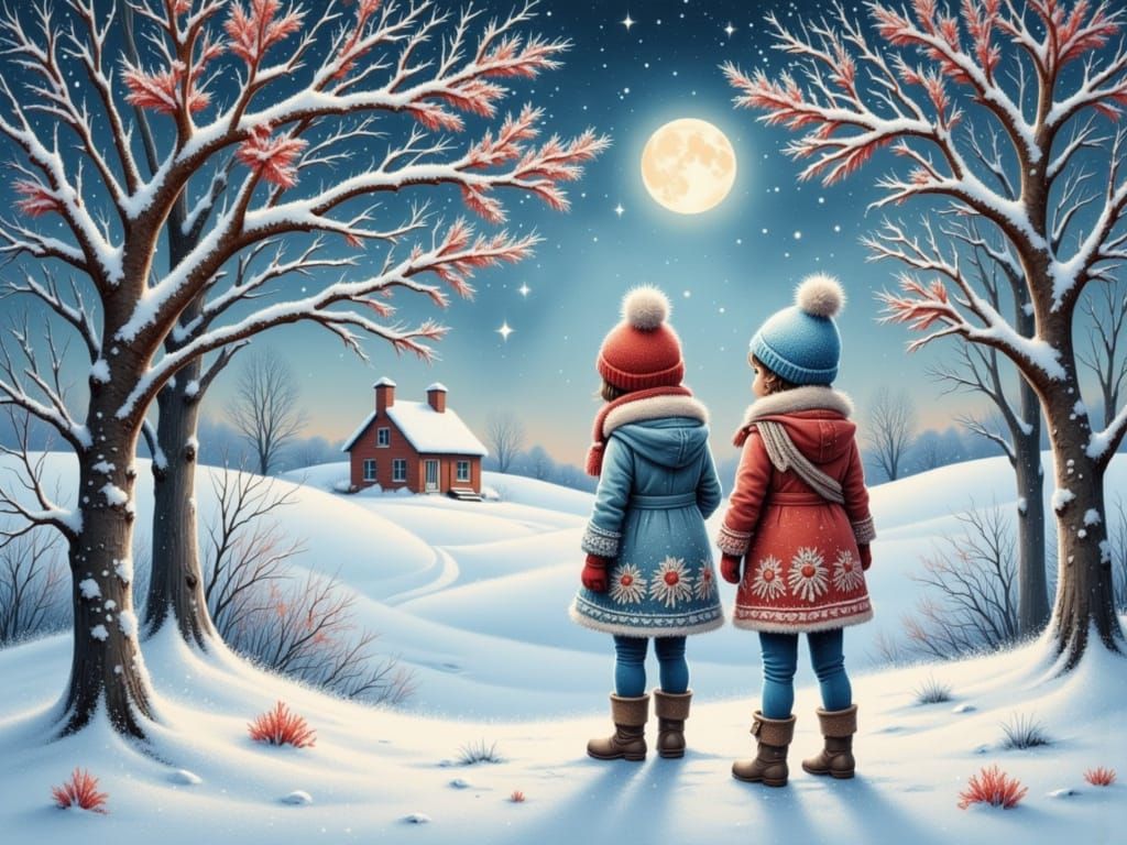 Winter Wonderland in Soft Powder Snow