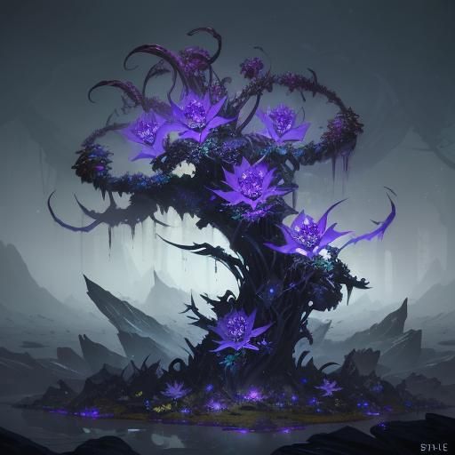 Corrupted Abyssal Hoya with Spectral Crystals