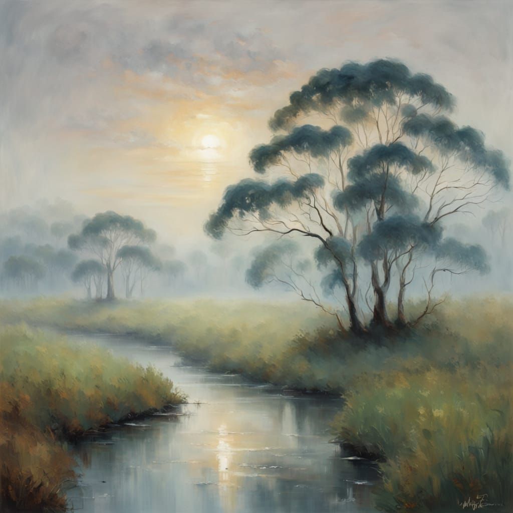 Dreamy Australian Landscape in Soft Focus