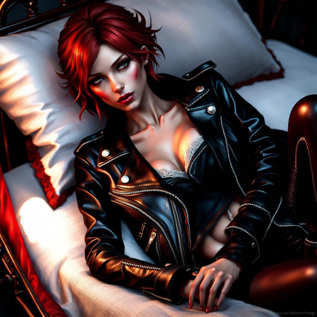 Pretty Woman in Lingerie: A Volumetric Masterpiece