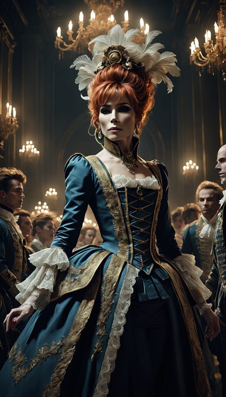 Mylène Farmer in Libertine Glamour