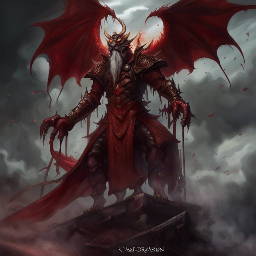 Dragon Lord Kazavon Rises in Blood Cloud