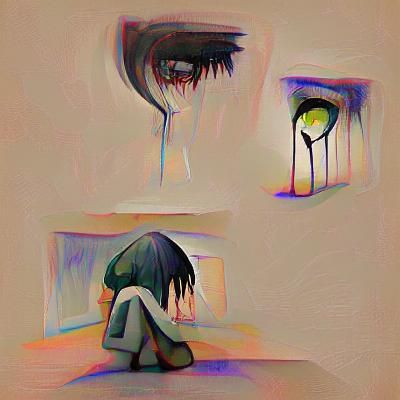 Digital Art Depicting Depression and Isolation