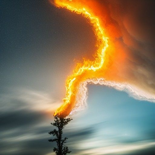 Fiery Portal Opens in Sky: Magepunk Apocalypse
