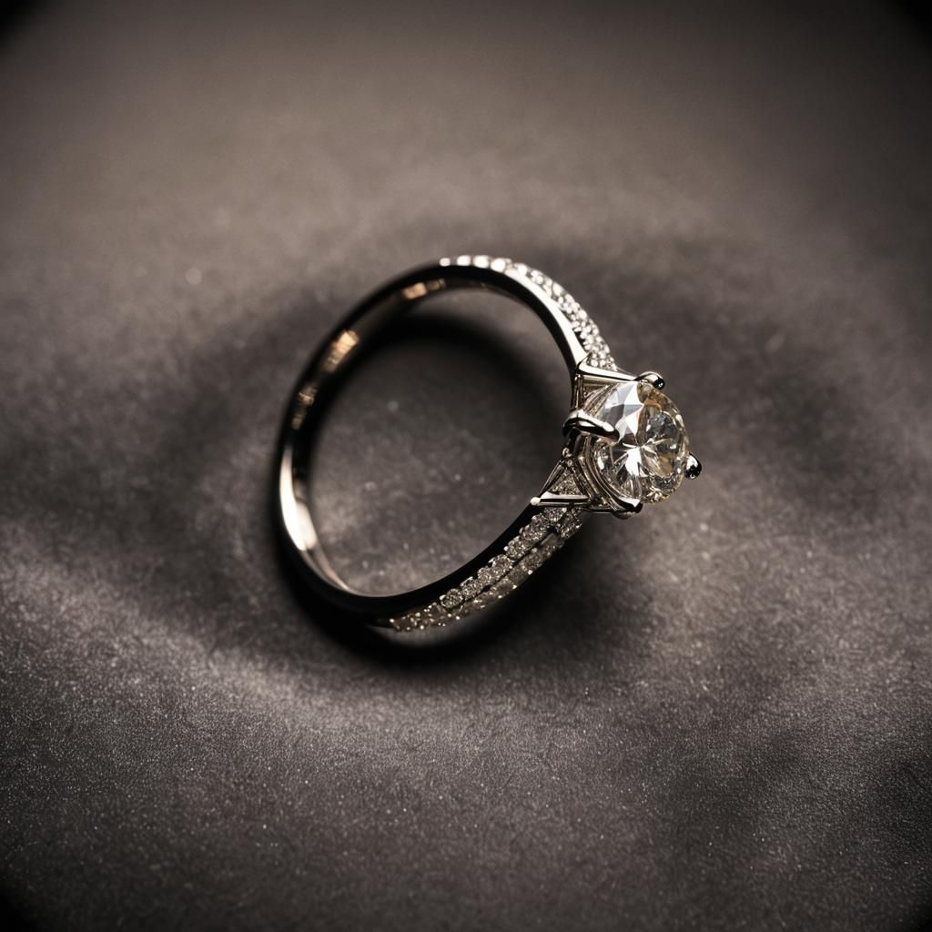 Diamond Ring Macro Photography: Cinematic Still Life