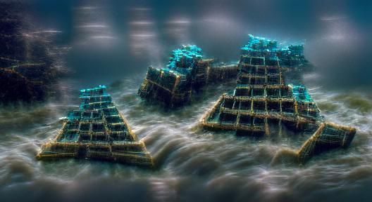 Underwater Ziggurat in High Resolution