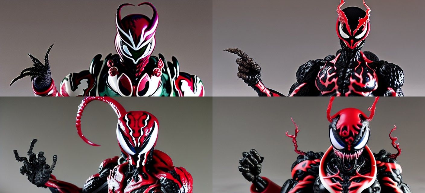 Venom Carnage Kamen Rider Shadow Moon Fusion