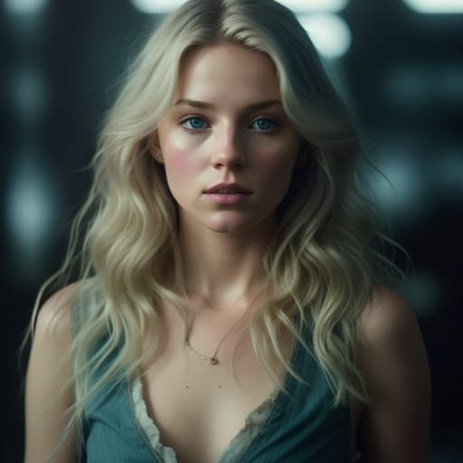 Portrait of Blonde Woman