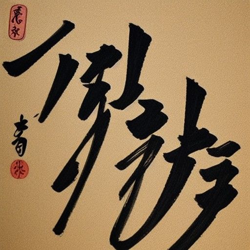 Zen Master's Death Poem in Sumi Ink