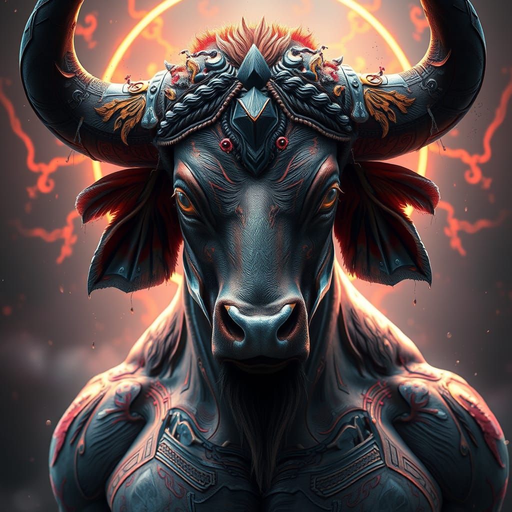 Taurus Personification in Triadic Colors