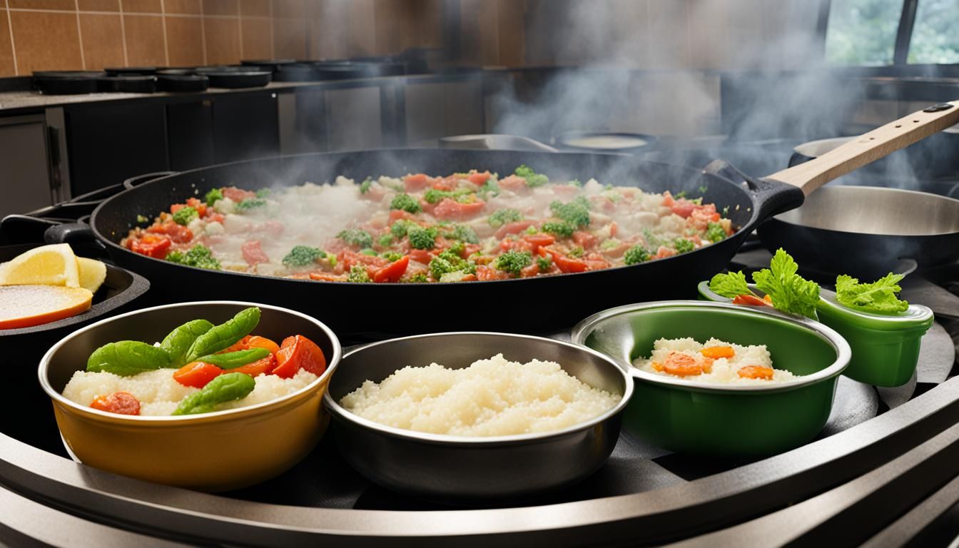 Lunch is Cooking: An AI Generated Image