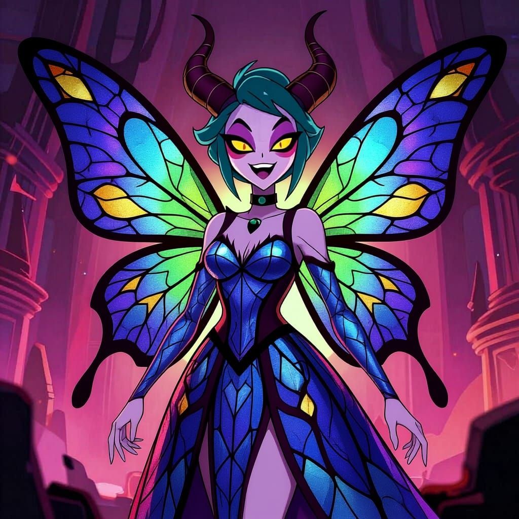 Donna the Butterfly Demon from Helluva Boss